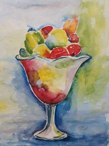 Sorbet 28x38 cm Aquarel